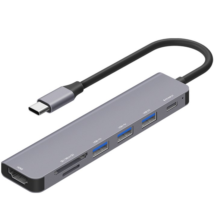 홈플래닛 7포트 USB3.0 멀티허브 DEX미러링 HUB7C-L