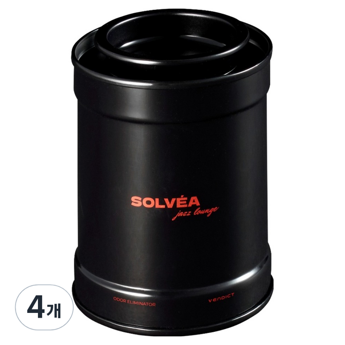 벤딕트 차량용 고체 탈취제 솔베아 재즈라운지, 160g, 4개