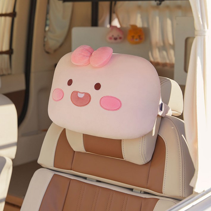 폭신한 리틀어피치 인형 차량용 목쿠션