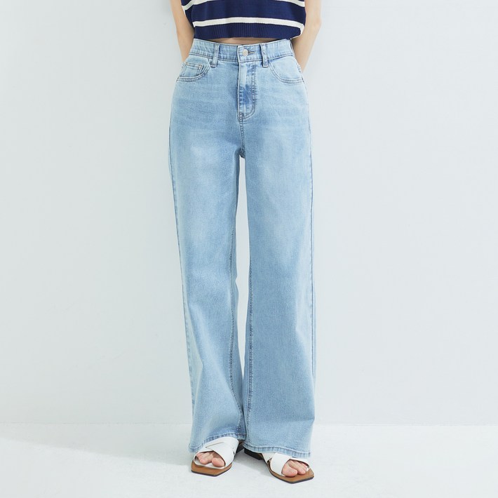 로엠 여성용 RE Fit me 와이드 데님 RMTJC12G04