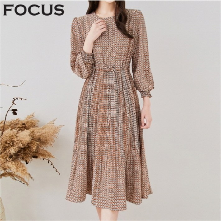 스트링플리츠나염원피스VFI3F1OP3051