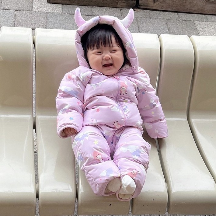블랙야크키즈 24 신상 따뜻하고 포근한 아기들 겨울 필수템~~ 베이비 다운우주복 BKO버트다운우주복4 2122999