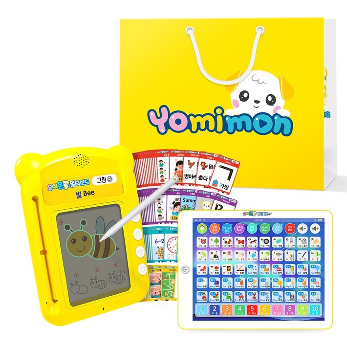 요미몬 멀티보드매직패드 패키지  완구형 유아태블릿, 1개