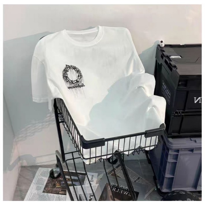 silvers 남여공용 페인팅 데일리 반팔티