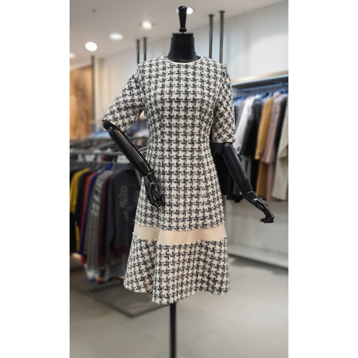 시슬리 트위드 믹스 슬림라인원피스SAOP06011 208156