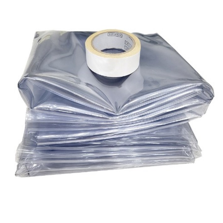 비닐 두꺼운 방풍비닐(외풍 바람막이set(비닐+양면테이프)) - 쇼핑앤샵