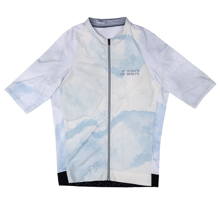 얼바인 자전거 져지 여름 남성 마르모 반팔 저지 라이트그레이