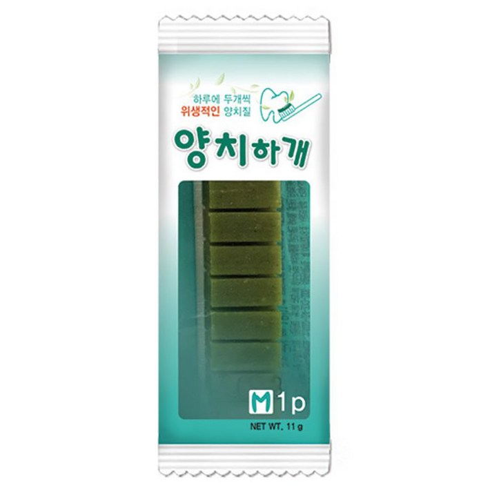 양치하개 덴탈케어 1P 반려견 덴탈껌 맛보기용