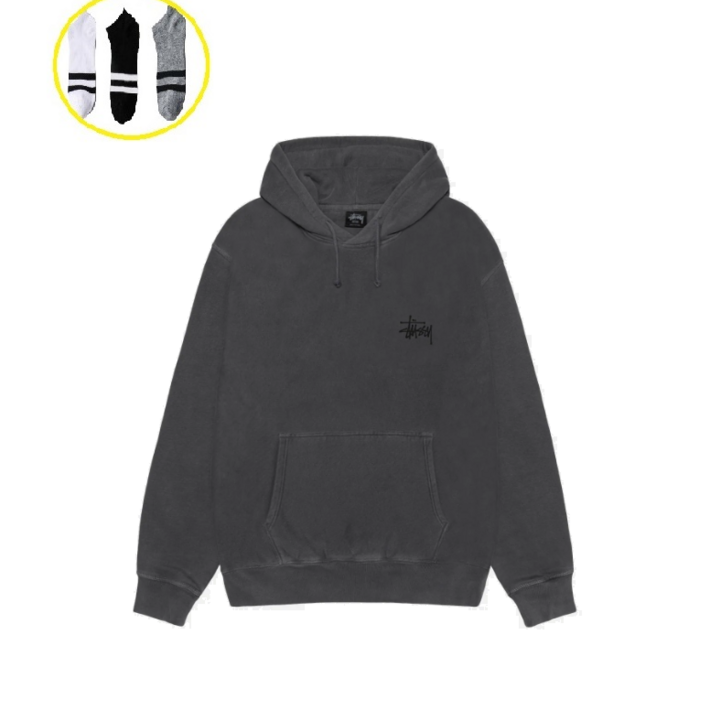 국내매장판 스투시 베이직 피그먼트 다이드 후드 1925001  데일리양말 증정