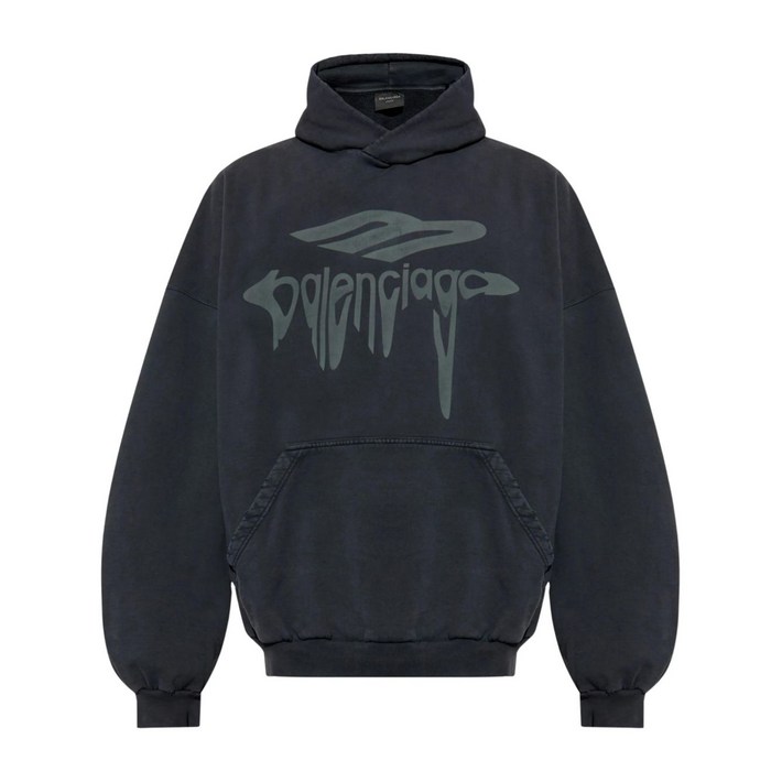 발렌시아가 3D 리퀴파이드 이펙트 후디