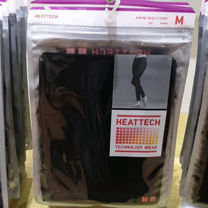 유니클로 여성 히트텍 레깅스10부