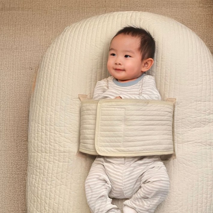 남달라순면 역류방지쿠션 메쉬소재,모로반사패드포함,양면사용, 곰돌이 커버속통모로반사패드