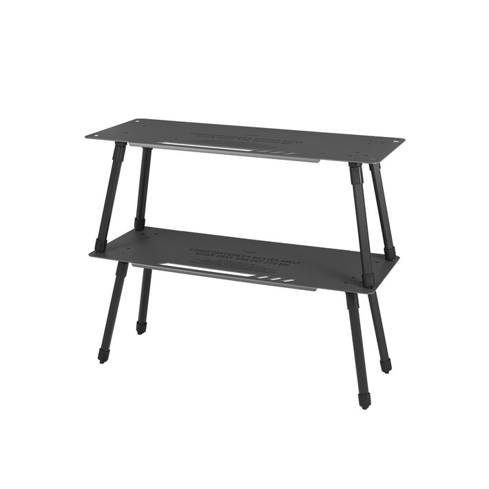 카고컨테이너 마스터 쉘프 테이블 1세트 2개입, 그레이 2개입