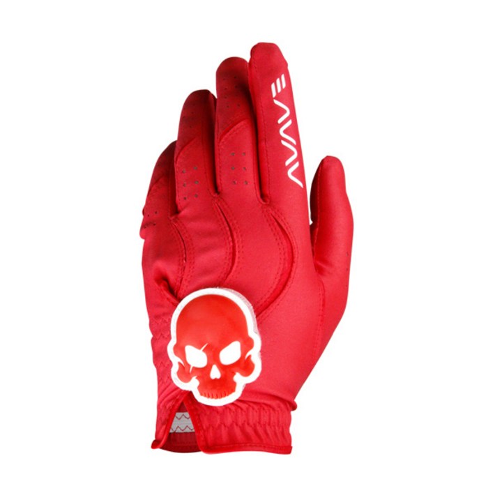 AVAVE 스컬에디션 칼라 골프장갑 오렌지