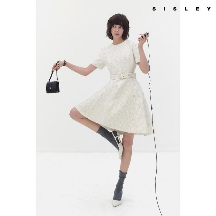 시슬리 캔디 트위드 원피스 SAOP08311 208170