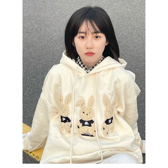 오버핏 기모 맨투맨 겨울 가을 루즈핏 라운드 레터링 도톰 제이플로우