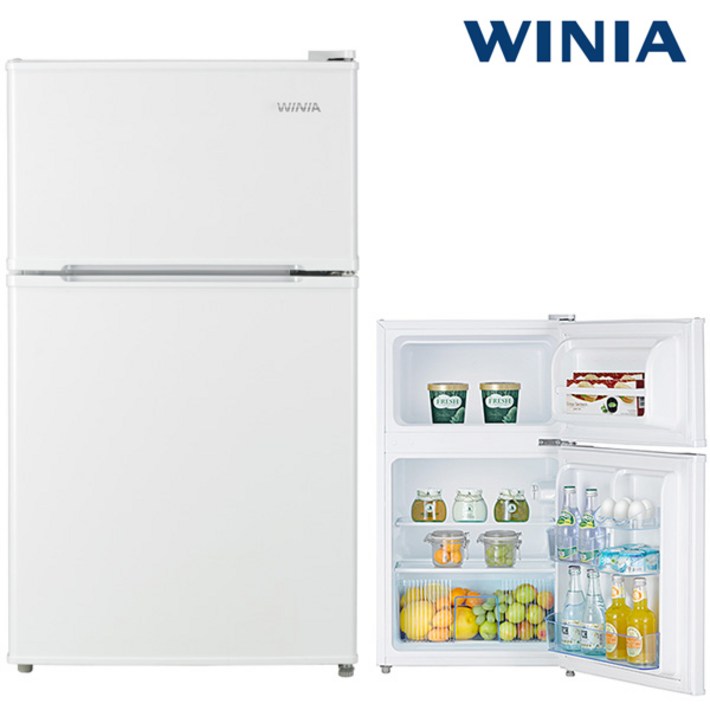 [원룸, 사무실 추천] 위니아 소형냉장고 WRT087BW(A) 87리터 화이트 2룸 상냉동 하냉장 미니냉장고