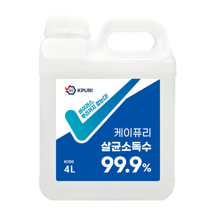 케이퓨리 대용량 뿌리는 살균소독제, 1개, 4L