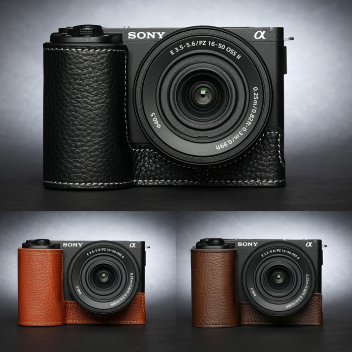 TP ZVE10 M2 II ZVE10 Mark2 카메라 소가죽 하프 케이스