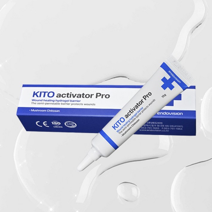 키토액티베이터프로 연고 15g 1개 아토피 피부염 지루성 건선 상처 화상 여드름 연고 창상피복제 욕창 당뇨발 흉터 흉터예방 타투 문신 반영구화장 멸균의료기기, 1개, 15g