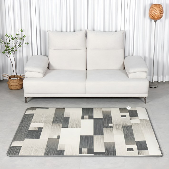 26년형 전자파없는 한일의료기 그래핀 탄소 카본 카페트 전기장판 거실 전기매트, 모던시티