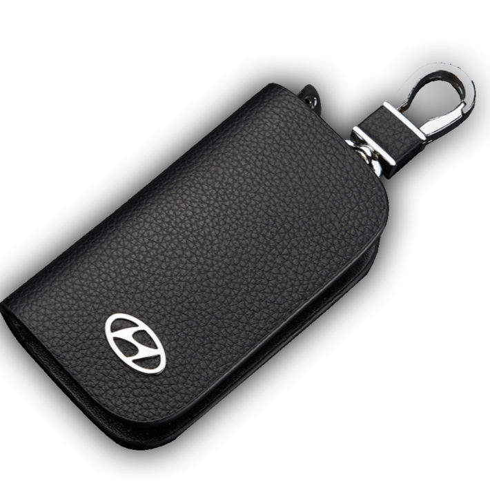 자동차 스마트키 키커버 지갑 가죽 홀더 케이스, 01.현대