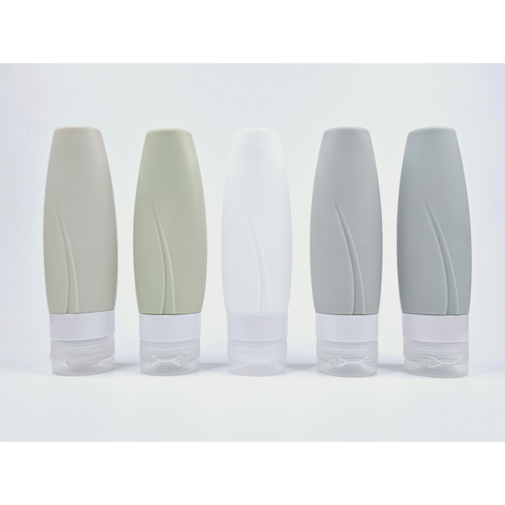 키젤 새지않는 실리콘 다목적 여행용 공병 90ml 5종, 1개, 혼합색상