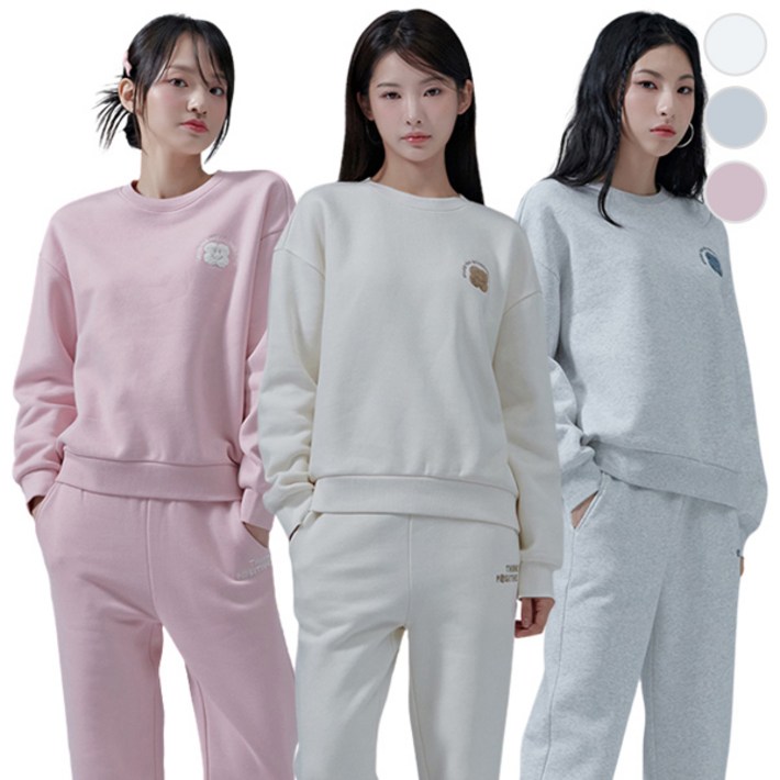 체이스컬트 기모 부클 POINT 맨투맨 TSHIRT3Color 멀티 342211