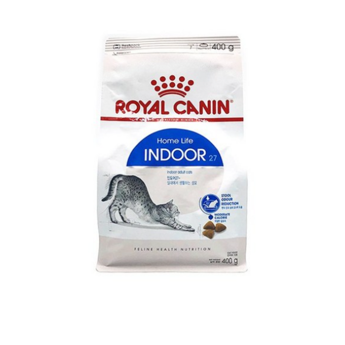 로얄캐닌 고양이 인도어 400g, 1.2kg, 4kg, 10kg + 사은품 습식파우치1개 증정