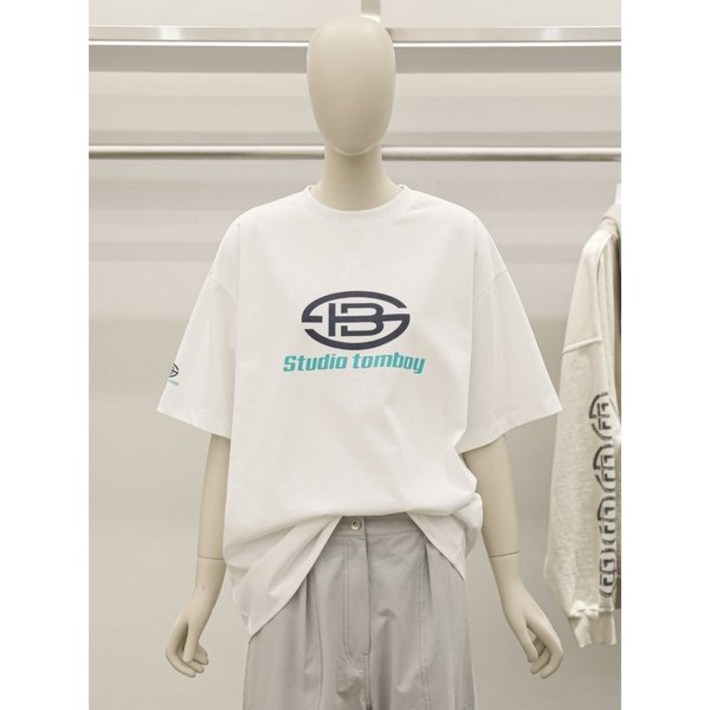 STUDIO TOMBOY 로고그래픽오버핏티셔츠 9104222194