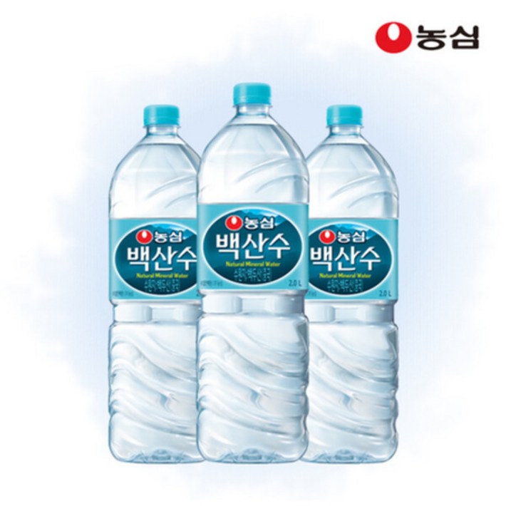 농심 [농심] 백산수 2L 12병 생수, 12개