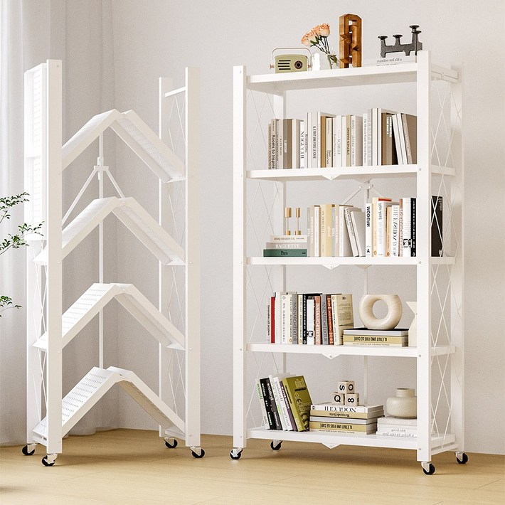 라보토리 원터치 다용도 접이식 간편 폴딩 철제선반