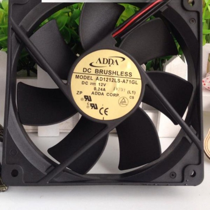 Adda Xiexi 12025 12cm 12v0.24a 인버터 초 저소음 팬 AD1212LS-A71GL