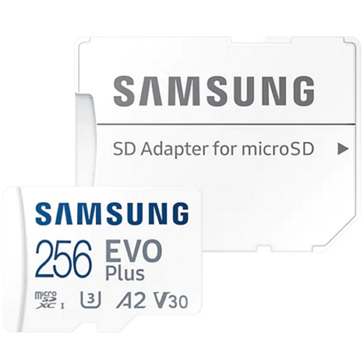 삼성전자 MicroSDXC EVO PLUS 2021 Class10 UHSI U3 256GB 메모리카드 어댑터포함, 1개