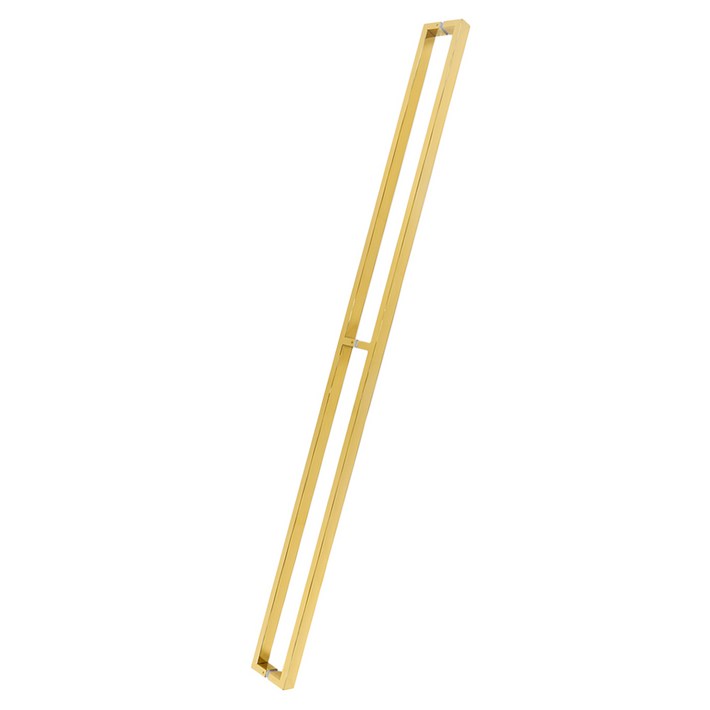 강화도어 손잡이 센터 1800mm 스텐 마주 사각 40x20 골드 유광