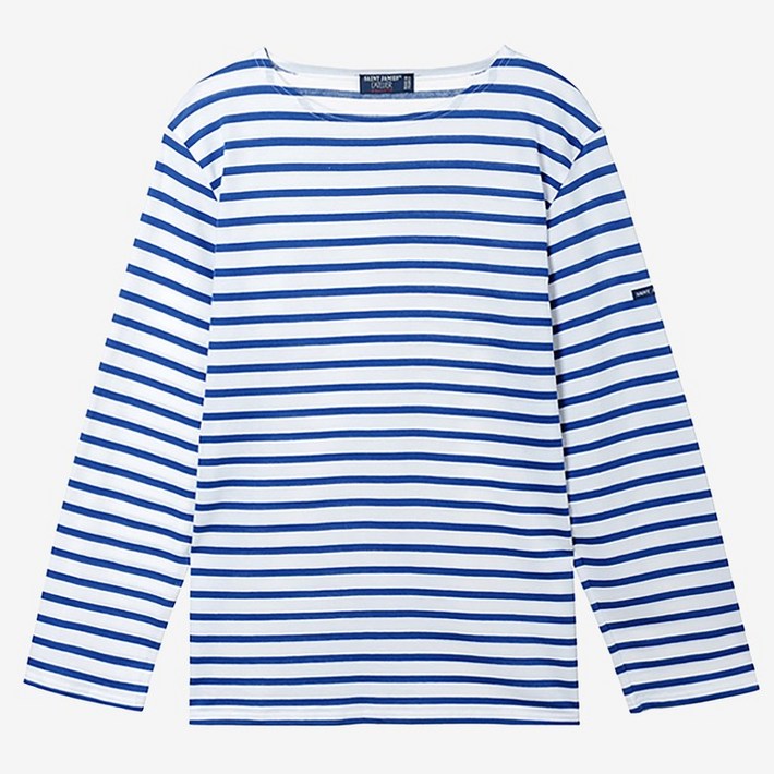 세인트제임스 밍콰이어 긴팔 티셔츠 Saint James Minquiers18 RoseauNeige