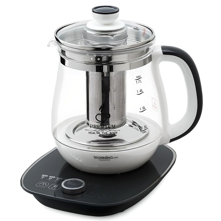 대웅 모닝컴 온도조절 보온 전기 티포트, DWM1995CY