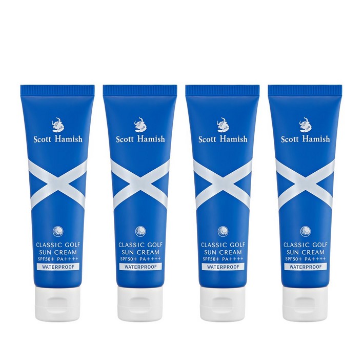 스콧해미쉬 클래식 골프 선크림 SPF50 PA, 4개, 40ml 스콧해미쉬 클래식 골프 선크림 SPF50 PA, 4개, 40ml