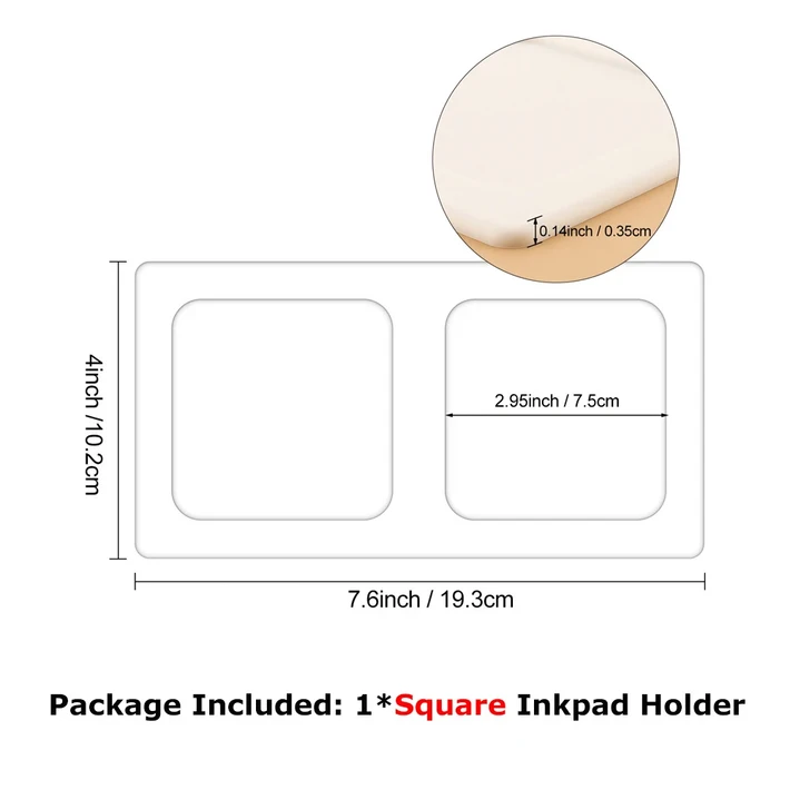 미끄럼 방지 실리콘 잉크 패드 거치대 코너 직사각형 L자형 미니 전사 블렌딩 프로젝트 2023 5 가지 유형