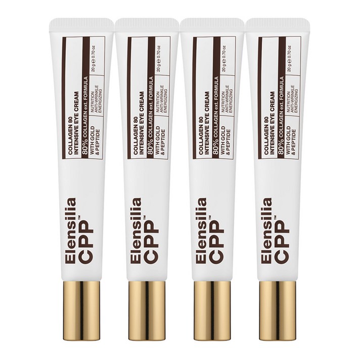 엘렌실라 프랑스 콜라겐 80 주름개선 리프팅 아이크림, 20g, 4개