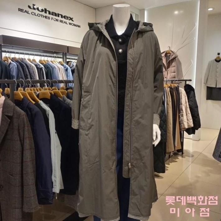 롯데백화점요하넥스 리버시블점퍼형트렌치코트 J3A3Y02