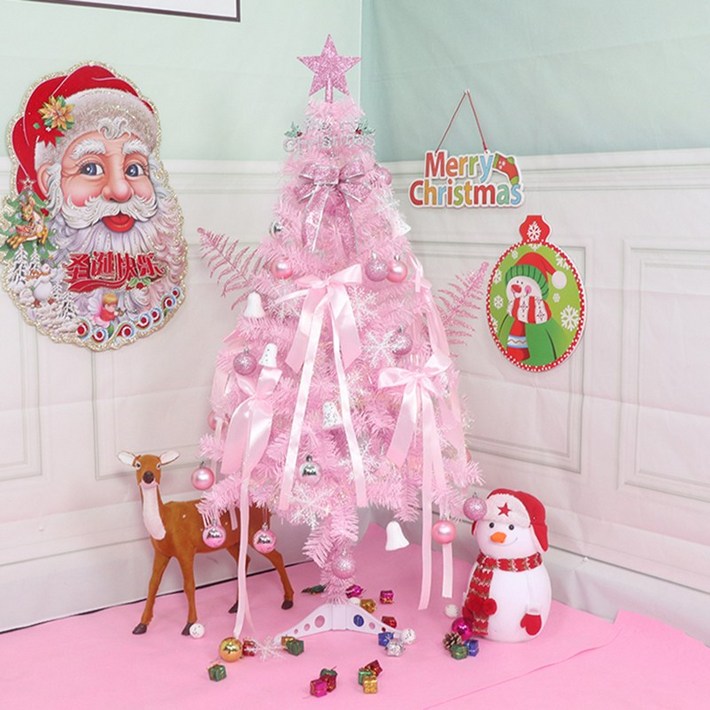트리 핑크 크리스마스트리 풀세트 웨일러 Christmas tree