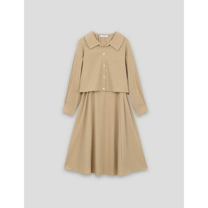 [백화점정품]   [코데즈컴바인] 셔츠 나시원피스 투피스 셋업 (CKAOP380W2) 여성