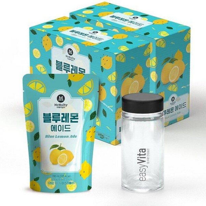 [신세계몰]맥널티 블루레몬 에이드 190mL 20개입+아이스보틀