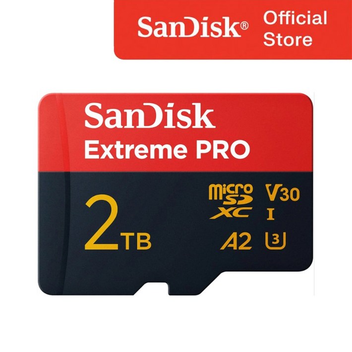 샌디스크 마이크로 SD카드 Extreme PRO 고성능 메모리, 2TB, 1개