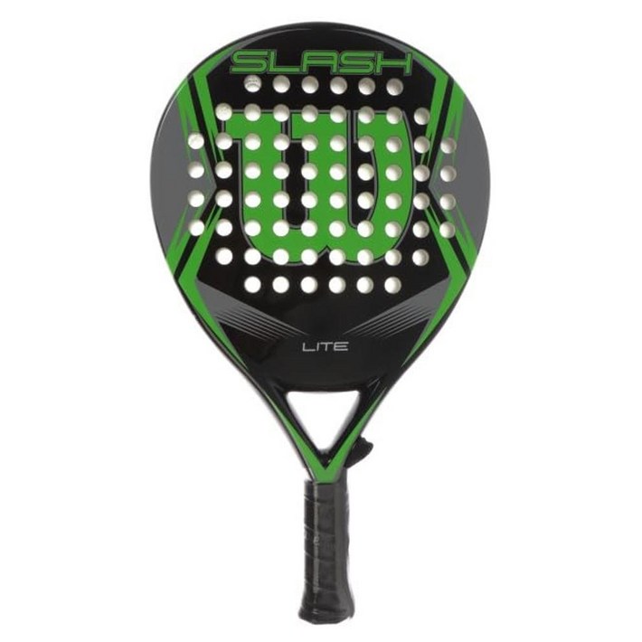 윌슨 Wilson Slash Lite 라켓 패들  파델, 블랙그린 262983, 1개