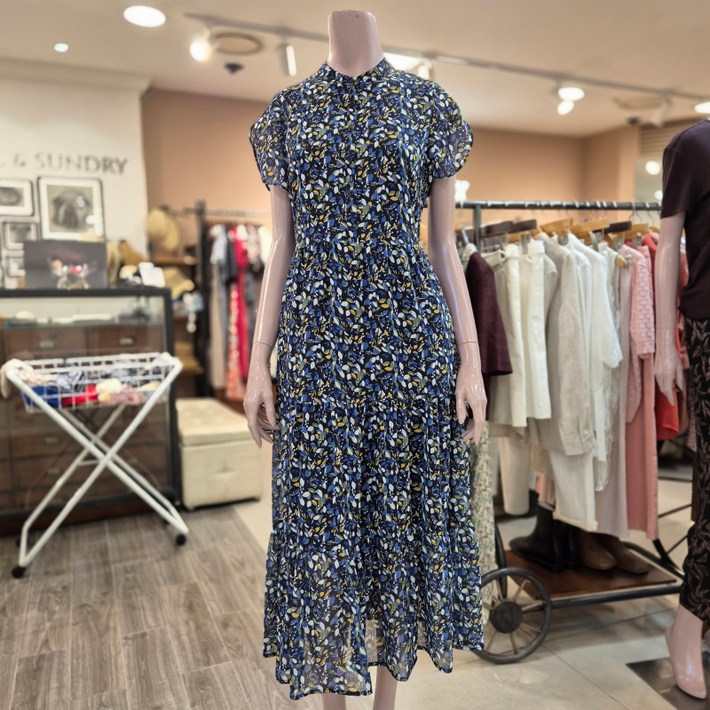 BCBG  올앤선드리 파운드 프린트 OP 원피스  A5M5O643 50