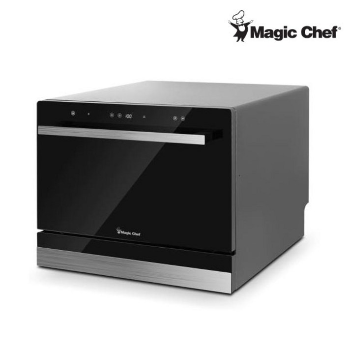 매직쉐프 식기세척기 6인용 MEDWB06B 블랙 360도 무빙세척 식세기 식기건조기 식기건조대