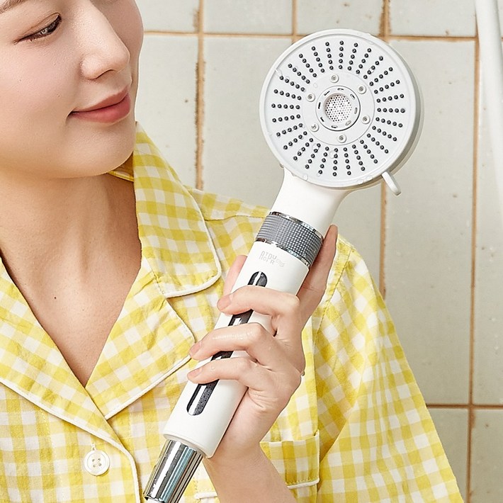 아토퓨어 필터 샤워기 수압상승 아기 저자극 마이크로버블 온오프 모찌, 본품마이크로버블 샤워기  ACF필터1개포함, 1개