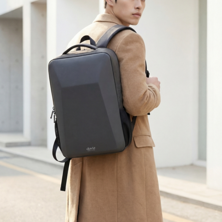 다비즈스퀘어 하드쉘 하드케이스 노트북 직장인 백팩 가방